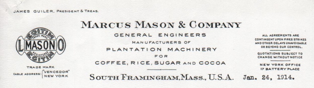 MARCUS MASON AND COMPANY